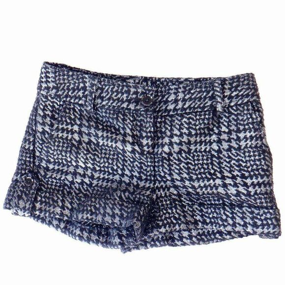 Express wool black/gold dressy shorts - Picture 2 of 4